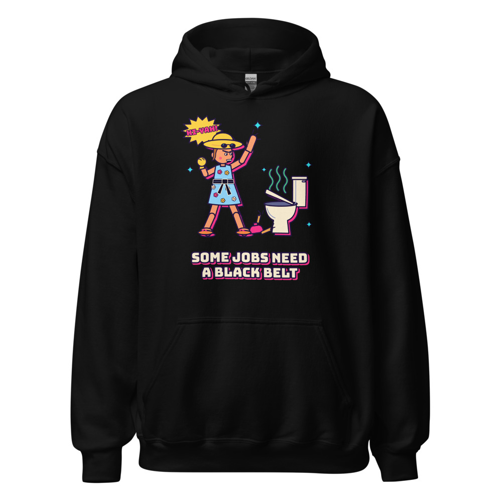 Black Belt in Holiday Plumbing Hoodie