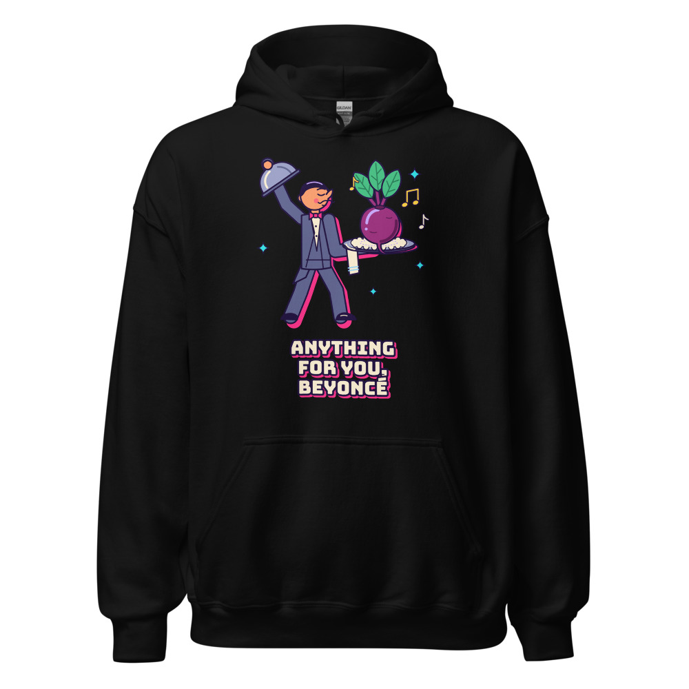 Can I Get a Beet? Silver Service Tee Hoodie