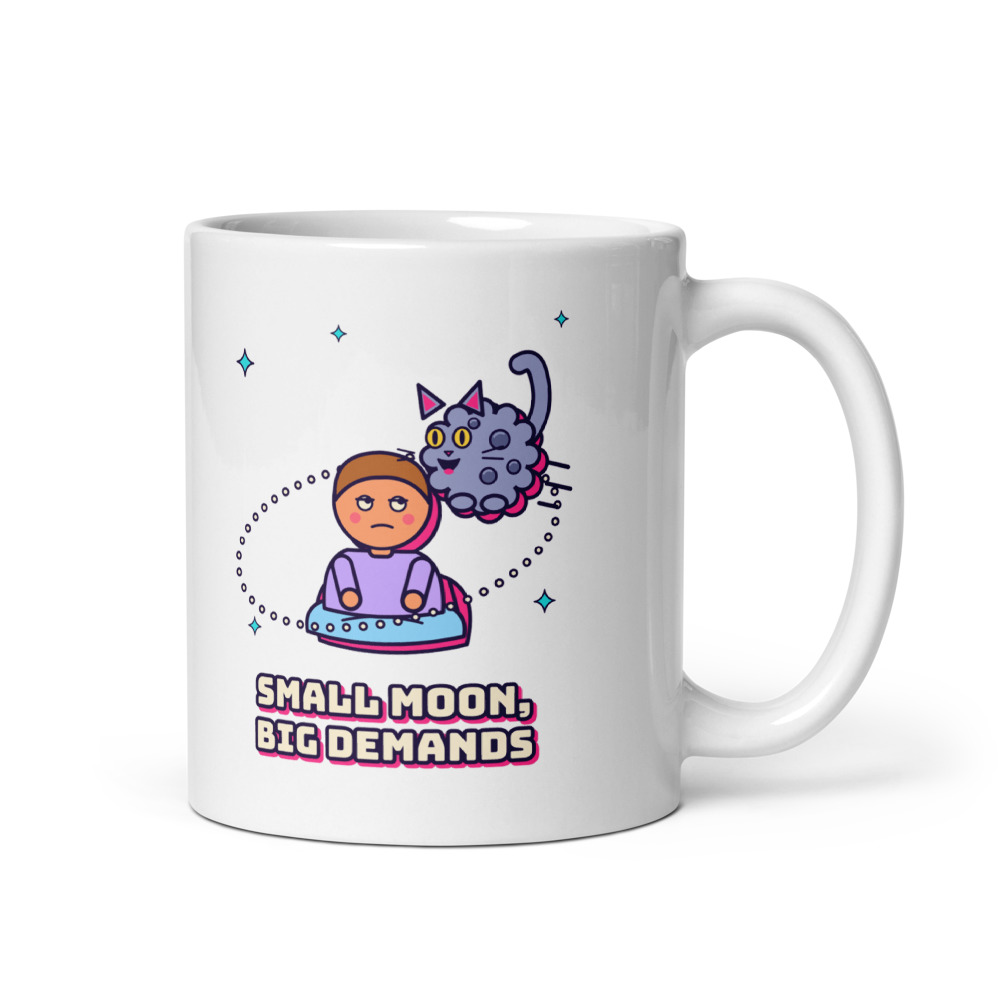 Cat in Low Earth Orbit Tee Mug