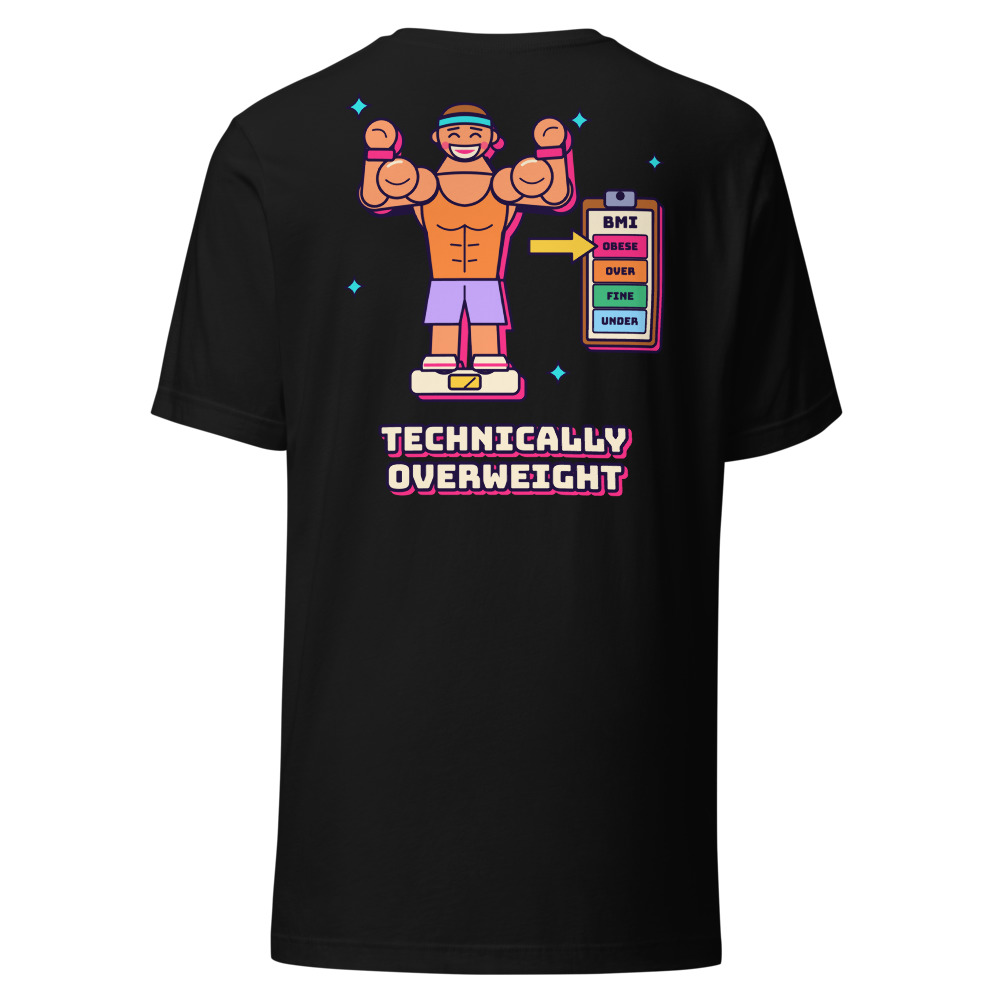 Clinically Obese (All Muscle) Tee (Back Print)