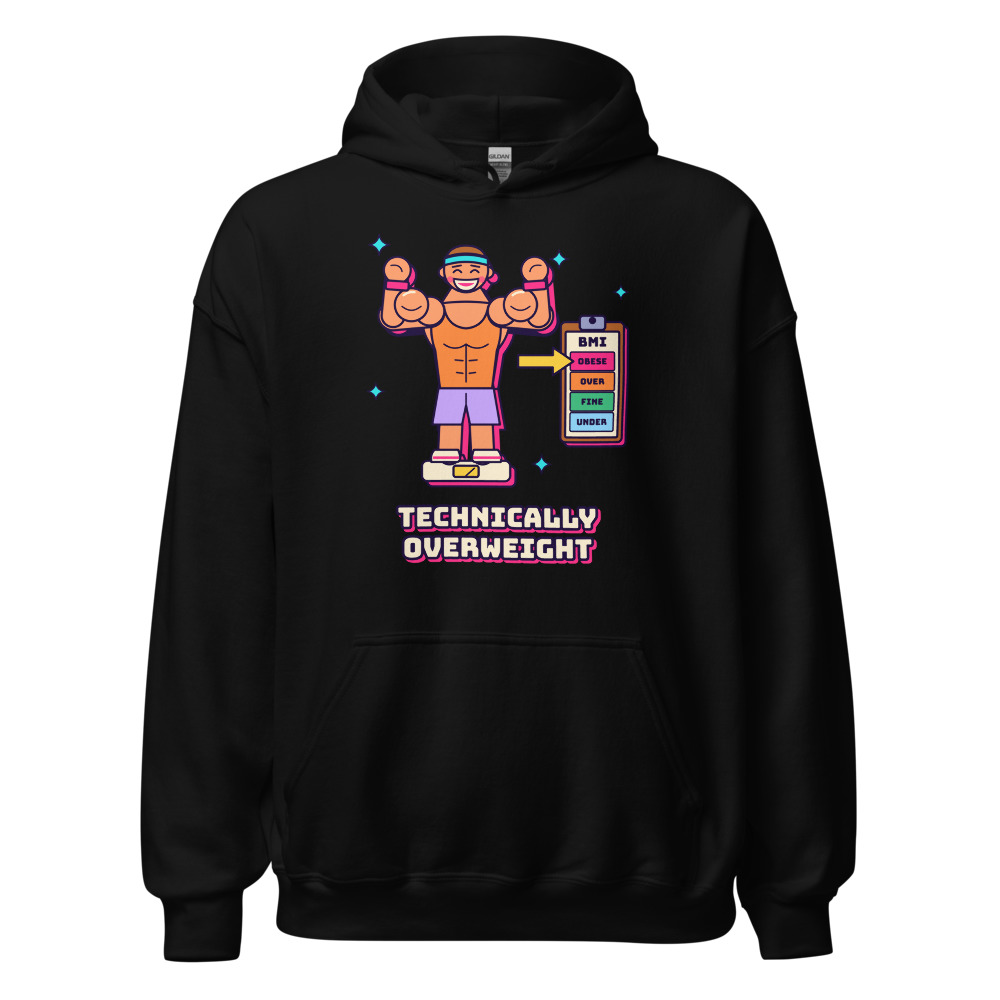 Clinically Obese (All Muscle) Tee Hoodie