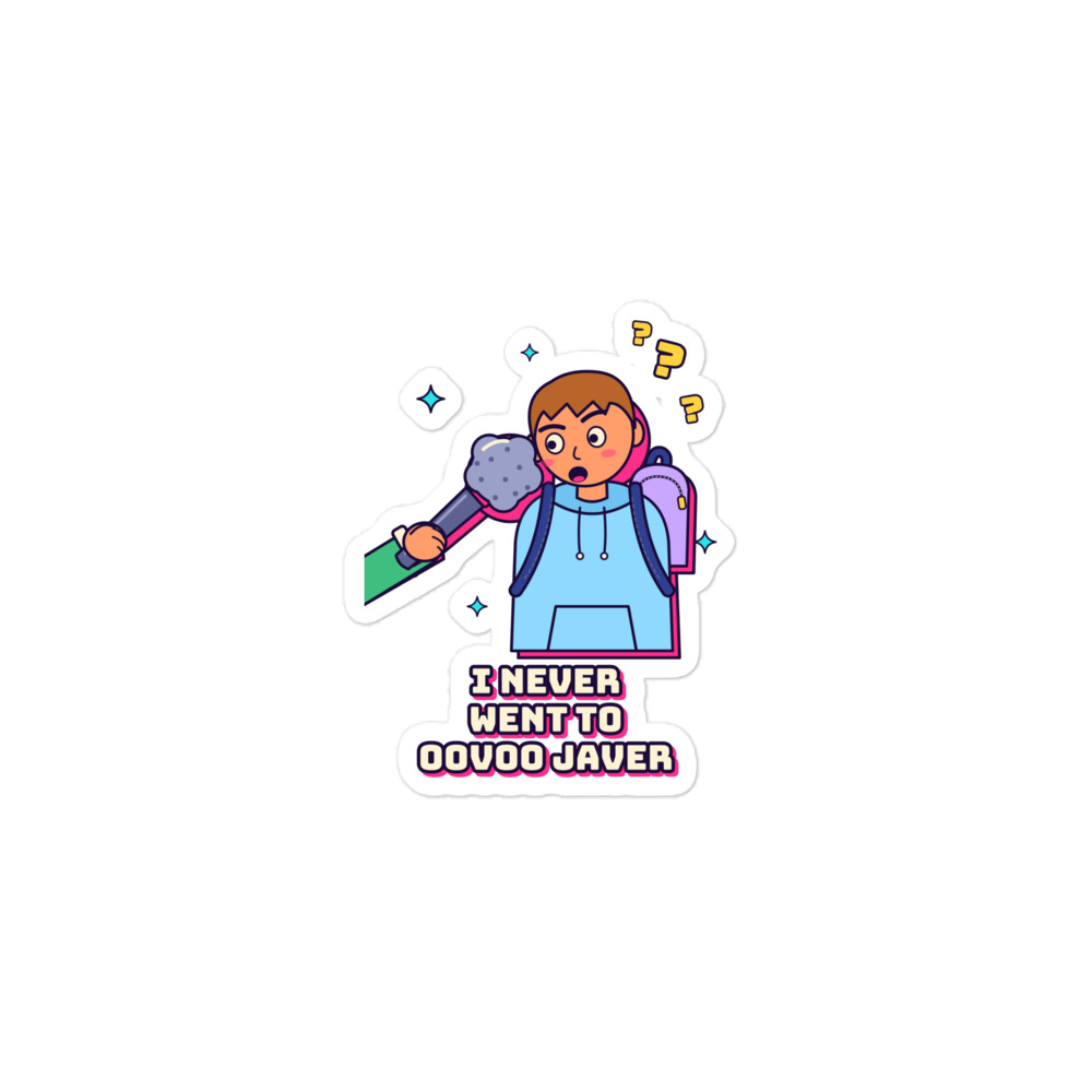 Confidently Wrong Vox Pop Tee Sticker