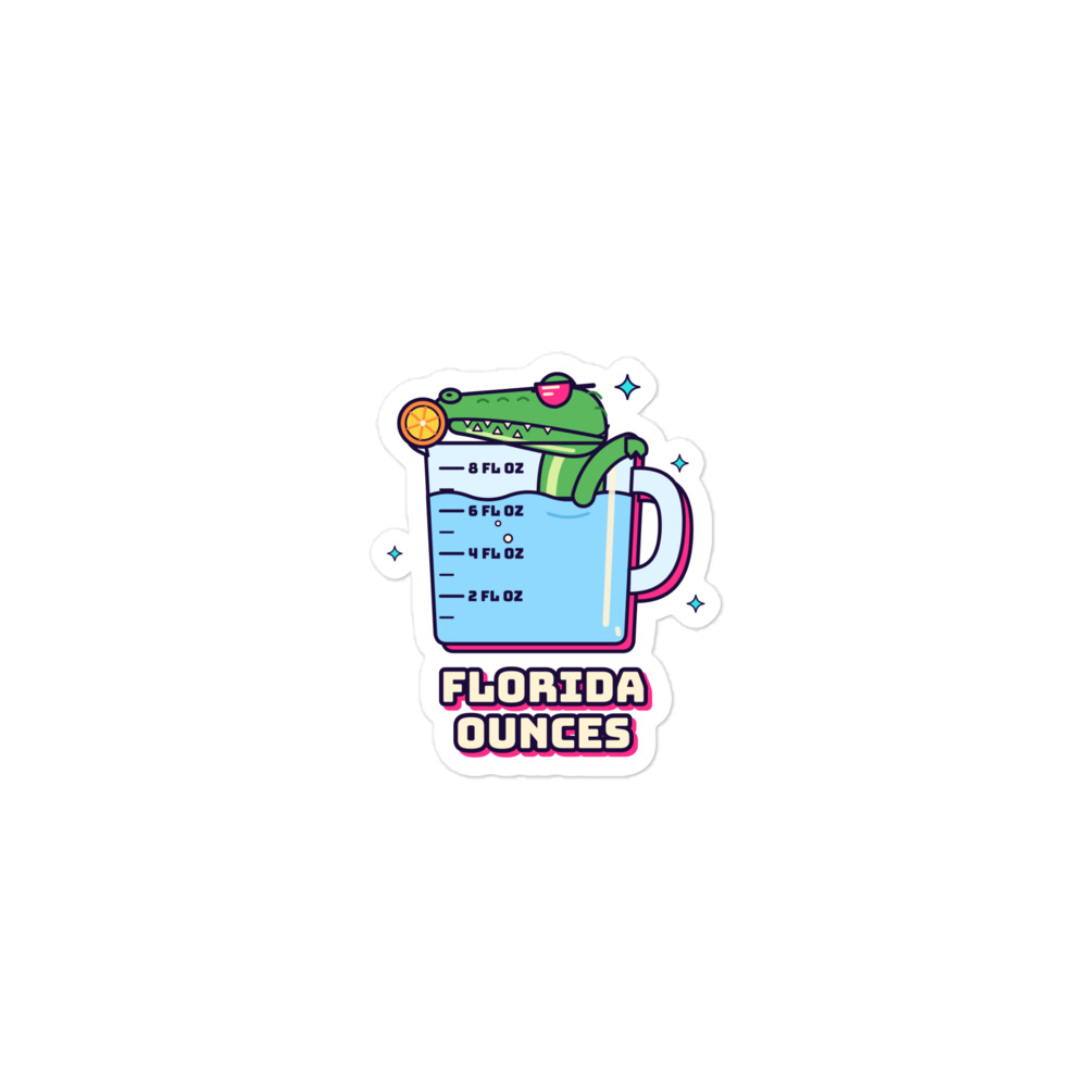 Florida Ounces Sticker