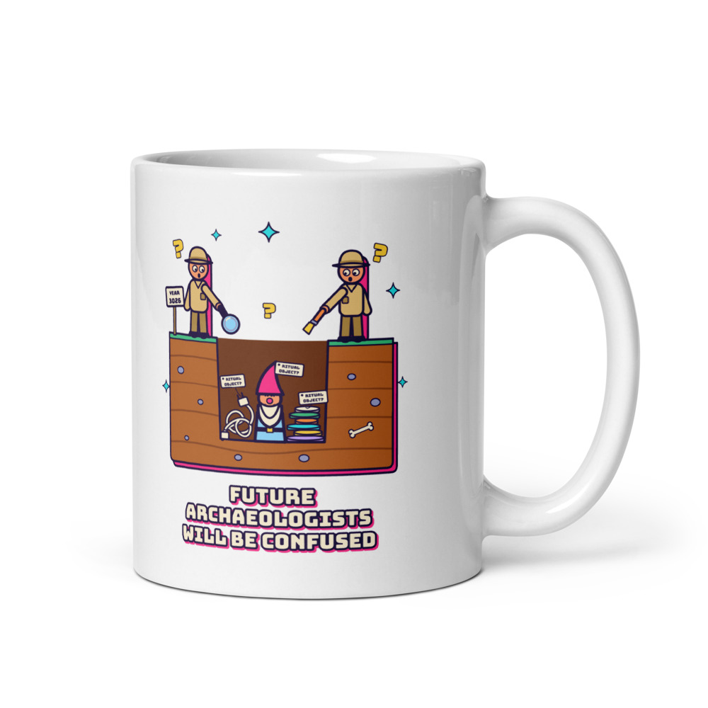 Future Archaeologists Baffled Tee Mug