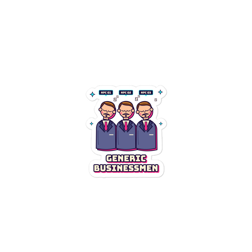 Generic Businessmen Sticker