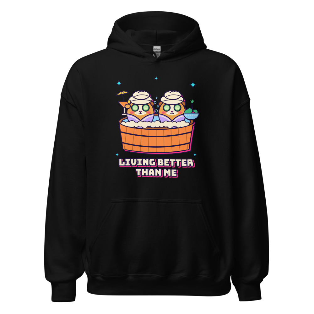 Guinea Pigs Living Their Best Life Hoodie