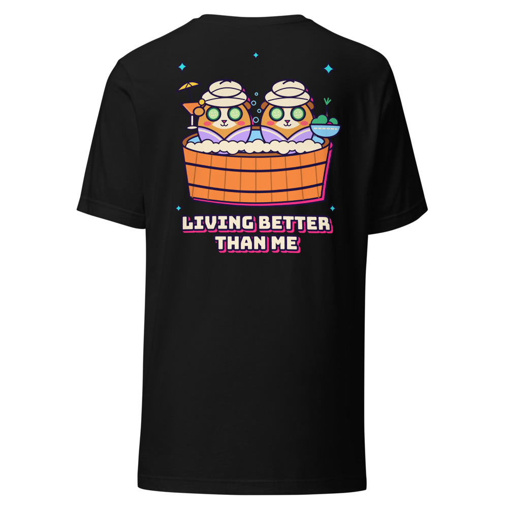 Guinea Pigs Living Their Best Life (Back Print)