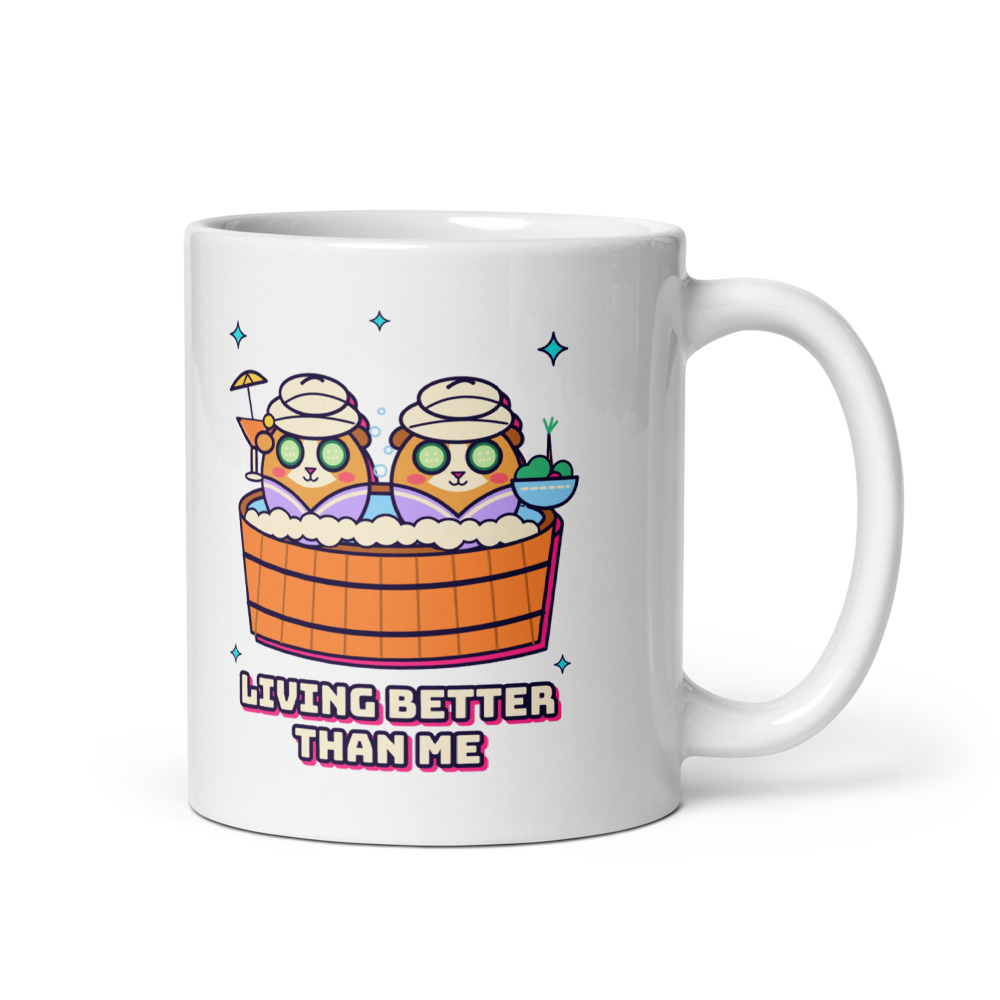 Guinea Pigs Living Their Best Life Mug
