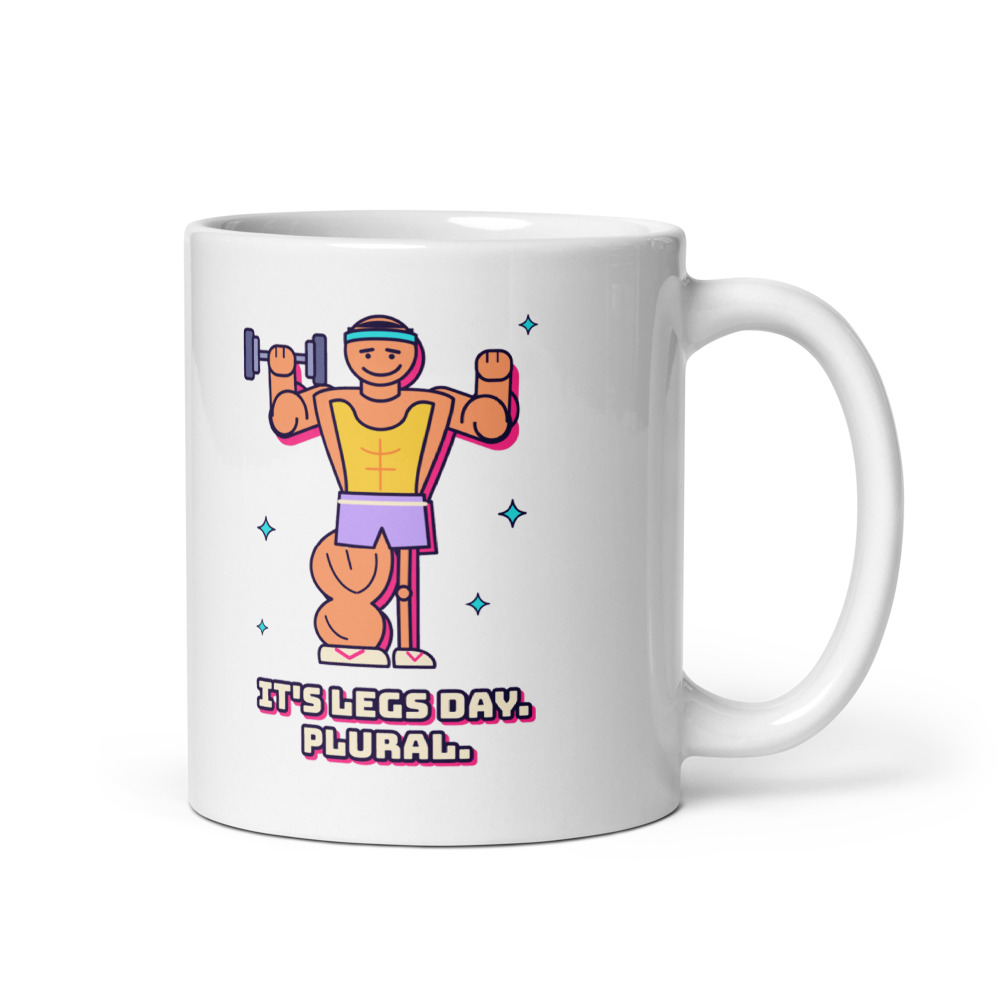 It's Called Legs Day, Plural Mug