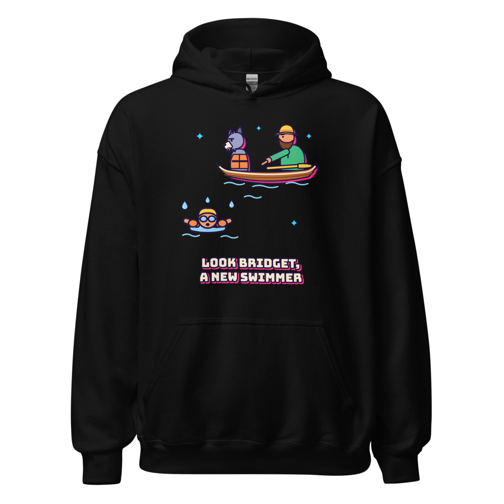 Look Bridget, a New Swimmer Hoodie