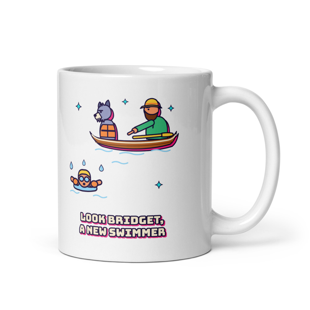 Look Bridget, a New Swimmer Mug