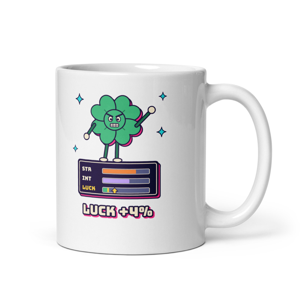 Luck +4% Upgrade Tee Mug
