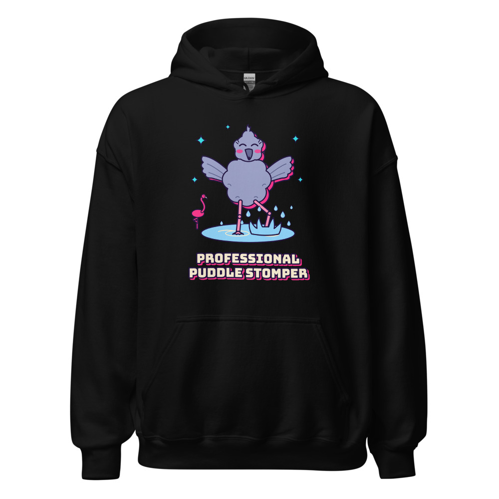 Professional Puddle Stomper Tee Hoodie