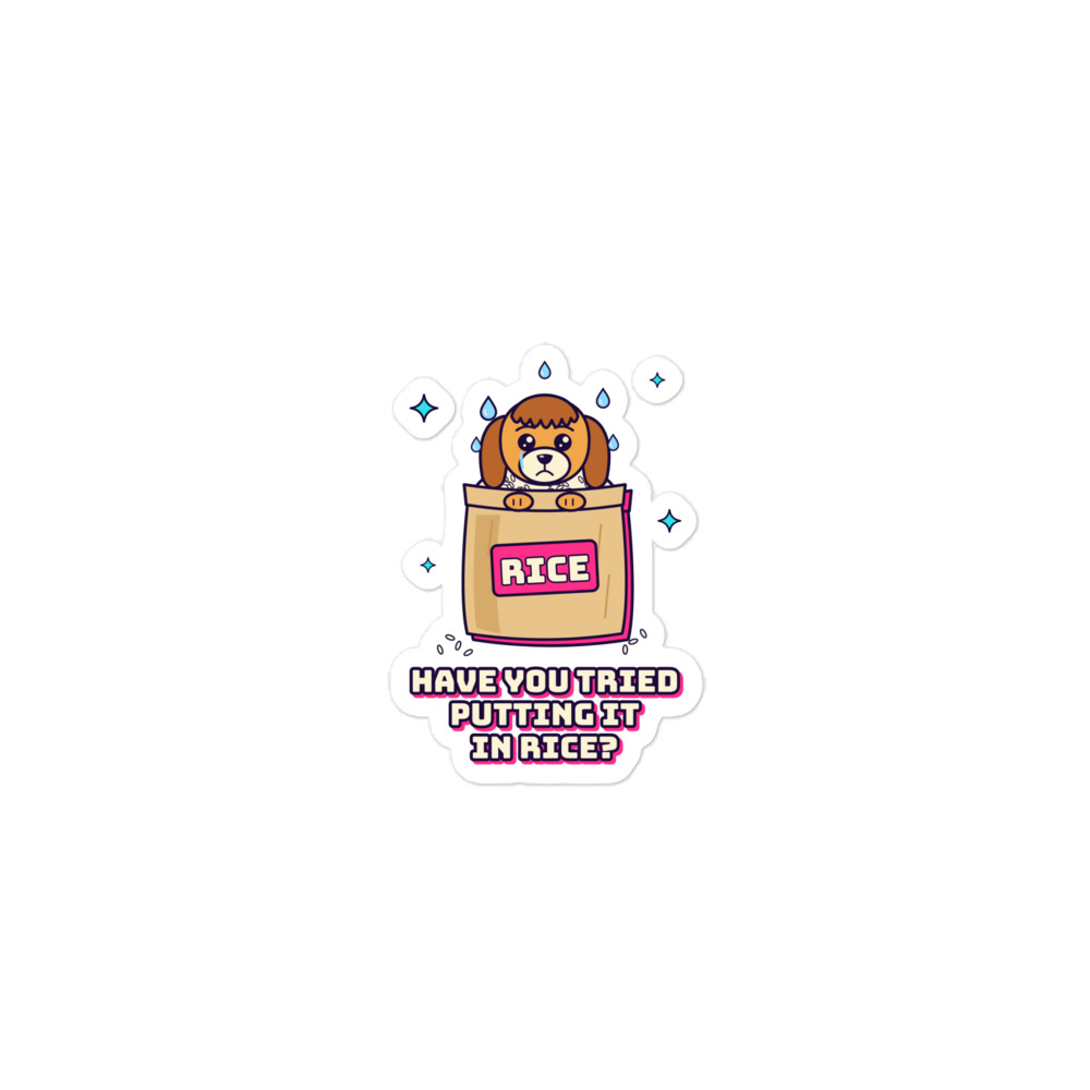 Have You Tried Rice? Sticker