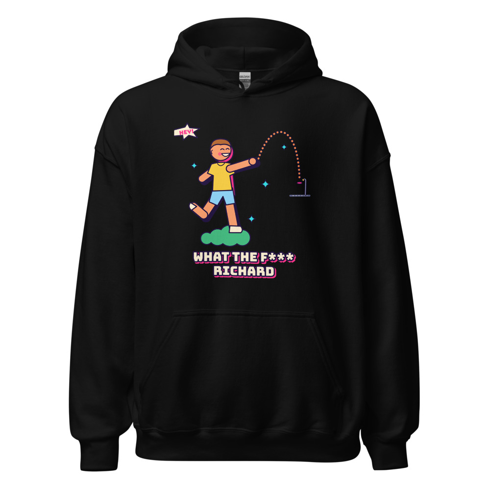 Richard's Long Distance Frisbee Tee Hoodie