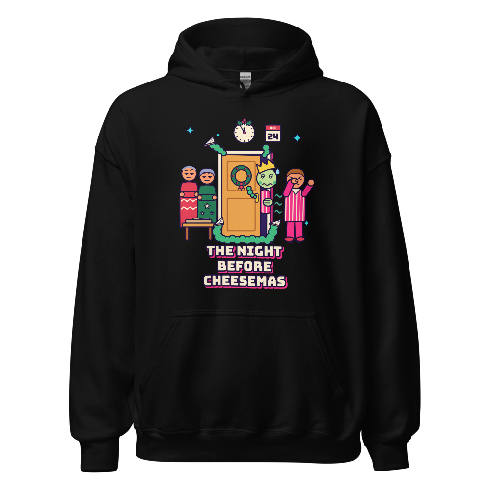 The Night Before Cheesemas Tee Hoodie