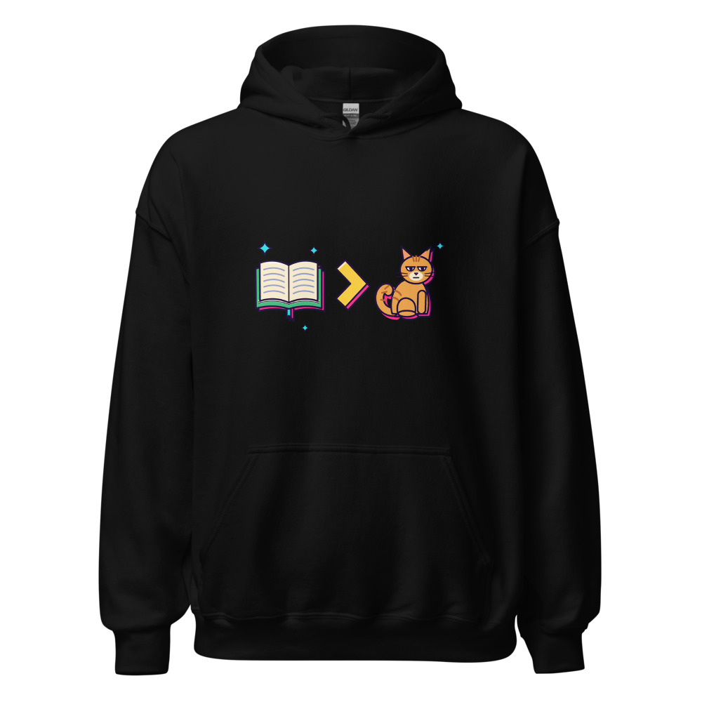The Book Over Cat Equation Tee Hoodie