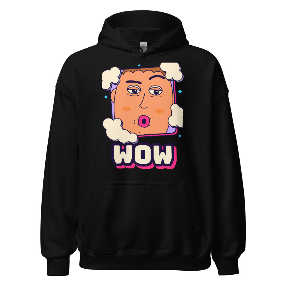 The Deadpan Wow Close-Up Tee Hoodie