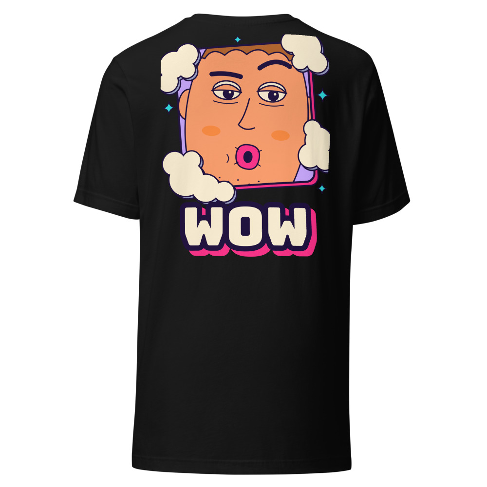 The Deadpan Wow Close-Up Tee (Back Print)