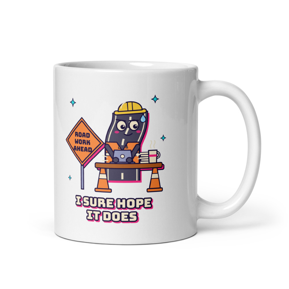 The Hardworking Road Tee Mug