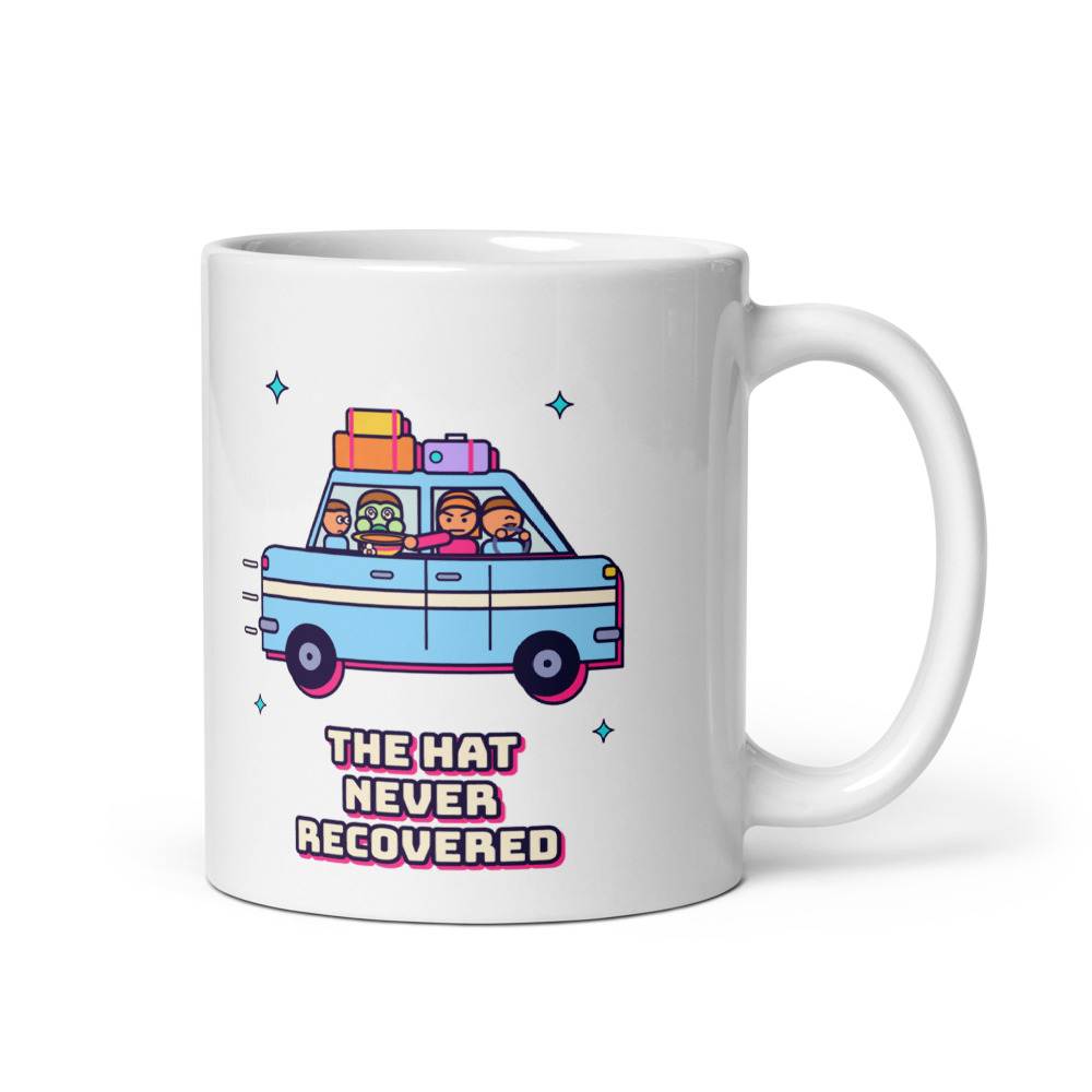 The Hat Never Recovered Family Road Trip Mug