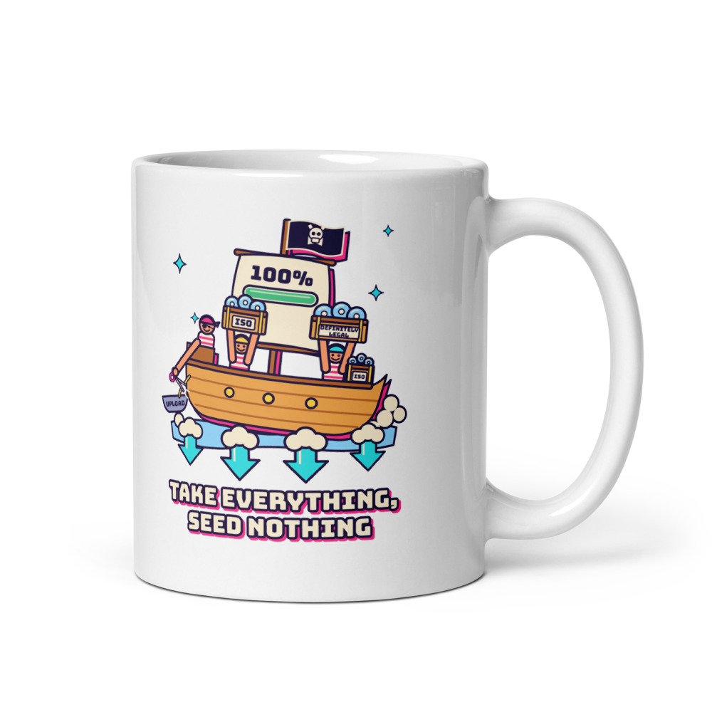 The Leecher's Code Pirate Tee Mug